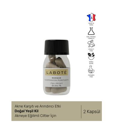 LABOTE Anti-Acne Natural Clay Mask 2 Capsules