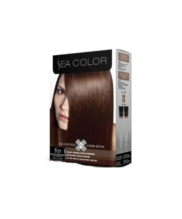 Sea Color Kit Hair Dye 5.77 Hot Chocolate
