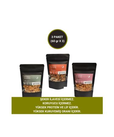 nutaso nutrition taste solutions Pecan Choco Berry Granola (60g x 3)