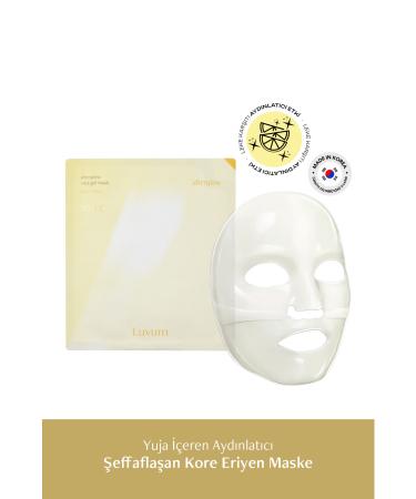 LUVUM Transparent Korean Mask Yuja Brightening Calming Repair Yuja Gel Mask