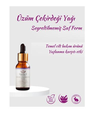 Troy No17 Grape Seed Oil - 0 Natural and Undiluted 20 ml