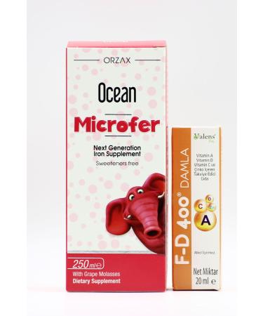Ocean Microfer Liposomal Iron Valens ACD Drops Containing Vitamin and Zinc