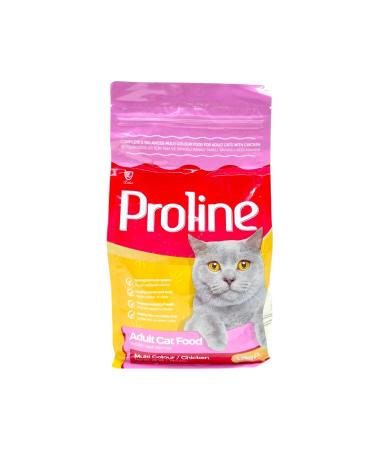 PROLINE Adult Cat Food Multi Color (Colored Grains & Chicken) 1.2 kg