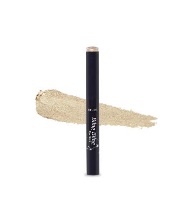 ETUDE Bling Bling Eye Stick / Glittery Permanent Pencil Eyeshadow - 9 Golden Tail Star