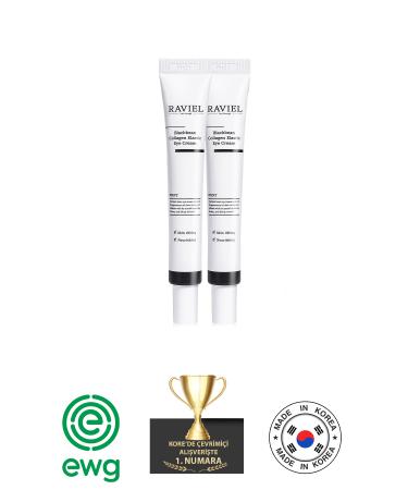 RAV EL JUST ENOUGH Wrinkle and Elasticity Blackbean Collagen Elastic Eye Cream Set (2 Pieces)