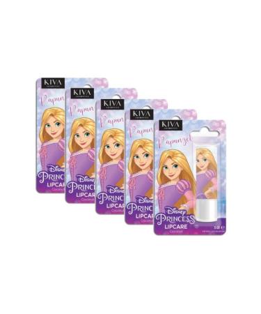 DISNEY Rapunzel Coconut Lip Protector LipCare 5 Gr (5 Pieces)