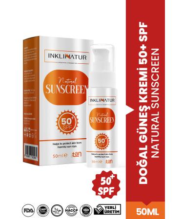 INKLINATUR 50 Spf Natural Sun Cream 50ml