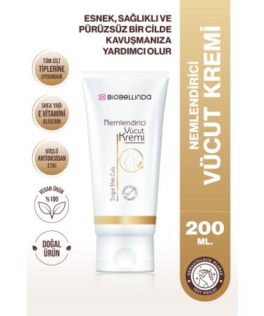 BioBellinda Moisturizing Natural Plant Extract 200 ml Body Cream