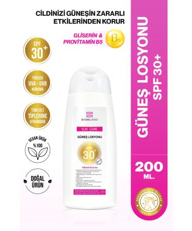 BioBellinda Sun Lotion with Glycerin and Provitamin B5 Spf 30+ 200 ml