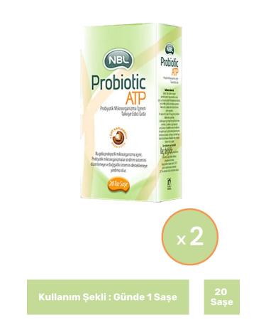 NBL Probiotic Atp Nutritional Supplement 20 Sachets 2 Pack