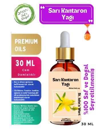 LeafFlora AromaHome St. John's Wort Oil 30 ML - 0 Pure and Natural