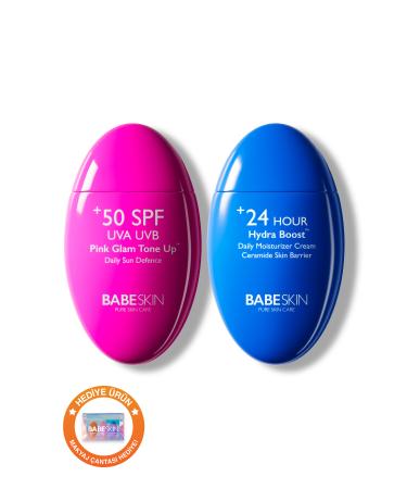 Babeskin Skin Tone Equalizer Brightener +50 SPF Sunscreen & Skin Barrier Repair Moisturizer Set