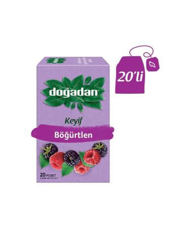 Do adan Fruit Tea Blackberry 20 Pcs 4 Pieces - Buy Online on GoSupps.com