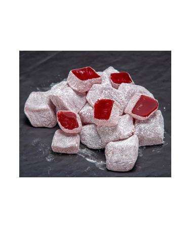 HAFIZ MUSTAFA 1864 Pomegranate Plain Turkish Delight 500 grams Vacuum Package