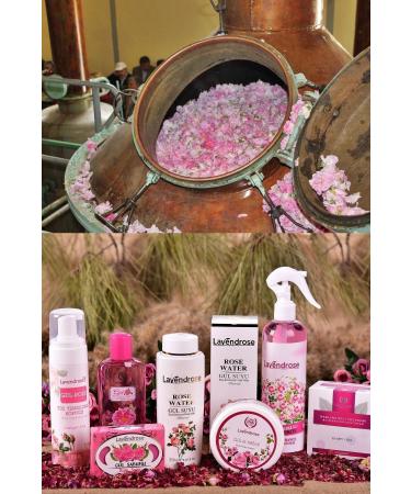 Lavendrose Rose Water Brightening Pore Tightening Toner 250ml - Skin Care Skin Rejuvenator - Buy Online on GoSupps.com