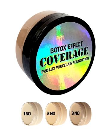 DEPO STUDIO COSMETICS Gift 2 No Coverage Porcelain Foundation Botox Effect Intensive Cover - Buy Online on GoSupps.com