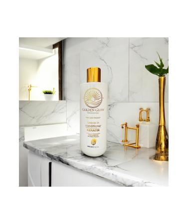 GOLDEN GLOW PROFESSIONAL KERATIN HAIR CARE MASK (RINSE-FREE FORMULA) 500ML - Buy Online on GoSupps.com
