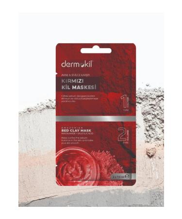 Dermokil Red Clay Mask (ACNE AND ANTI) 2 X 7.5 ml - Buy Online on GoSupps.com