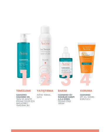 Avene Cleanance Mattifying Cleansing Gel for Oily and Acne Prone Skin 400 ml - Buy Online on GoSupps.com