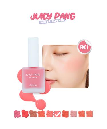 Missha Fruit Scented Moisturizing Natural Looking Liquid Blush A'pieu Juicy-pang Water Blusher (PK01)