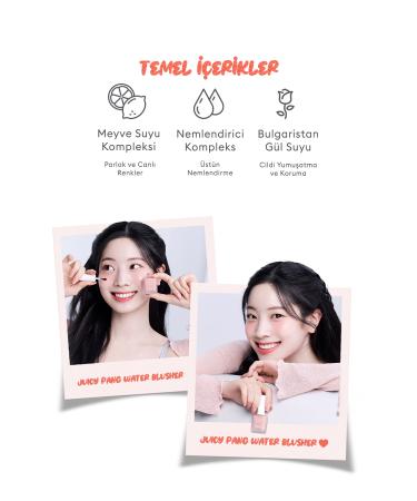 Missha Fruit Scented Moisturizing Natural Looking Liquid Blush A'pieu Juicy-pang Water Blusher (CR01) - Buy Online on GoSupps.com