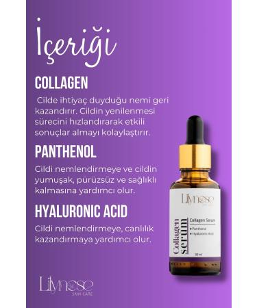 lilynose Collagen Serum 30ml Helps to Eliminate Signs of Aging and Wrinkles - Buy Online on GoSupps.com