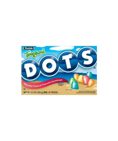 Tootsie Rool Tootsie Dots Assorted Tropical Flavored Gumdrops 184g