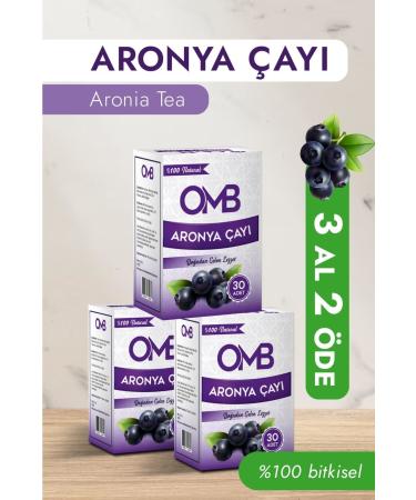 OMB Slimming Aronia Tea Helps Lose Weight Eliminate Edema Fat Burner Detox Form Tea (3 BOXES) - Buy Online on GoSupps.com