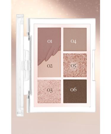 CLIO Pro Eye Palette Mini (02 ROSY HAZE) Eye-Catching Highly Pigmented Mini Eyeshadow Palette - Buy Online on GoSupps.com