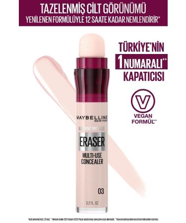 Maybelline New York Instant Anti Age Eraser Concealer - 03 Fair Concealer
