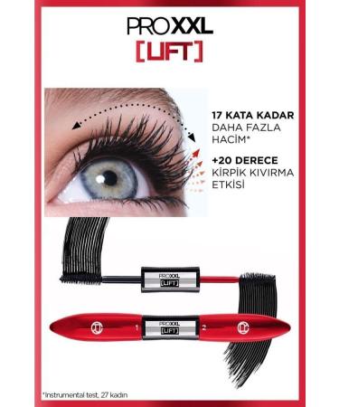 L'Oreal Paris Pro Xxl Lift Double-Sided Mascara - Lash Lifting Effect - Buy Online on GoSupps.com