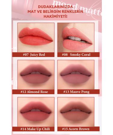 PERIPERA Matte Finish Full and Smooth Appearance Tint PERIPERA Ink Mood Matte Tint (05 Ginger Red) - Buy Online on GoSupps.com