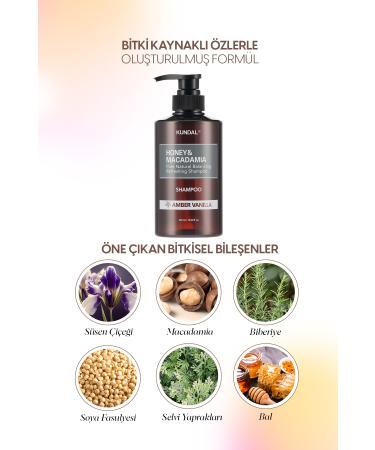 Kundal Anti-Breakage Nourishing Care Shampoo KUNDAL Honey & Macadamia Nature Shampoo 500ml Amber Vanilla - Buy Online on GoSupps.com