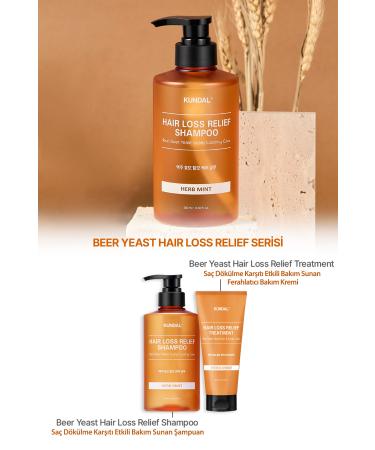 Kundal Hair Loss Relief Shampoo KUNDAL Hair Loss Relief Shampoo Real Beer Yeast 500ml (Herb Mint) - Buy Online on GoSupps.com