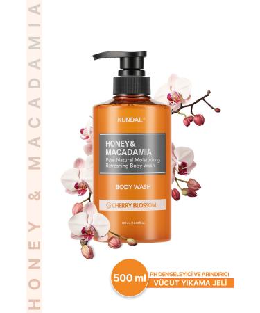 Kundal Ph Balancing and Purifying Body Wash Gel Honey&macadamia Pure Body Wash(CHERRY BLOSSOM)