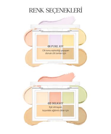 CLIO Creamy Texture Concealer Palette CLIO Kill Cover Foundation Conceal Palette (Pure Joy) - Buy Online on GoSupps.com