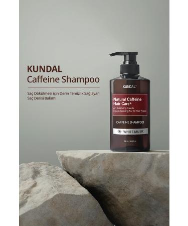Kundal Caffeine Containing Anti-Hair Loss Care Shampoo KUNDAL Caffeine Shampoo 500ml (White Musk) - Buy Online on GoSupps.com