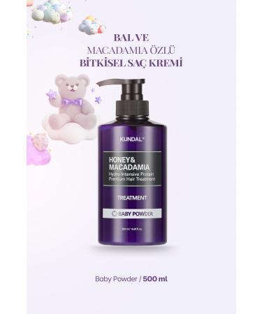 Kundal Intensive Moisturizing and Nourishing Conditioner Honey&macadamia Protein Treatment (BABY POWDER)