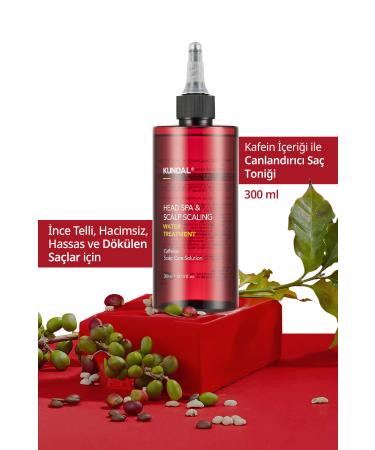 Kundal Caffeine Containing Anti-Loss Liquid Hair Conditioner Caffeine Water Treatment 300ml (HERB MINT)