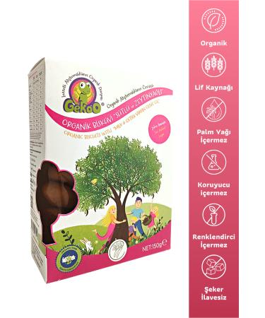 Gekoo Organic Kids Biscuit | Milk - 150g