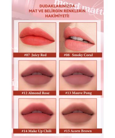 PERIPERA Matte Finish Full and Smooth Appearance Tint PERIPERA Ink Mood Matte Tint (13 Mauve Pong) - Buy Online on GoSupps.com