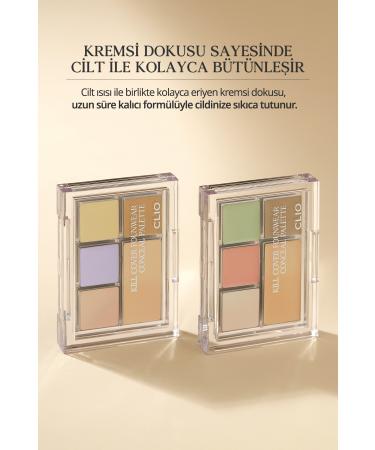 CLIO Creamy Texture Concealer Palette CLIO Kill Cover Foundation Conceal Palette (Pure Joy) - Buy Online on GoSupps.com