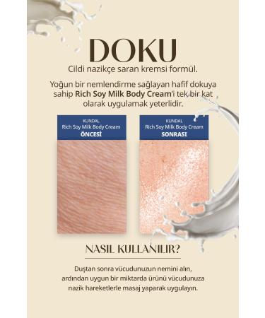 Kundal Intensive Moisturizing and Nourishing Body Care Cream KUNDAL Rich Soymilk Creamy Body Cream 200ml - Buy Online on GoSupps.com
