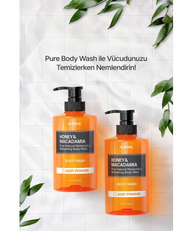 Kundal Ph Balancing and Purifying Body Wash Gel Honey&macadamia Pure Body Wash (AMBER VANILLA) - Buy Online on GoSupps.com
