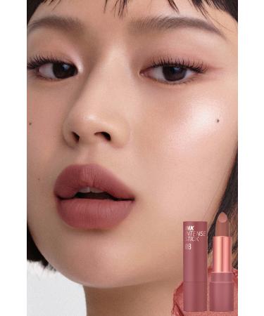 PERIPERA Intense Color Pigmented Velvet Look Lipstick Ink Velvet Intense Stick (008 ODD ROSE)