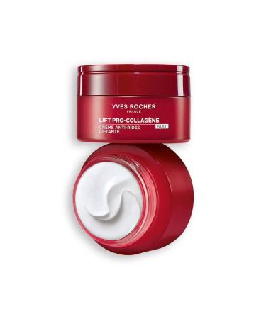 Yves Rocher Night Cream-Firming Plumping Herbal Collagen and Hyaluronic Care - Buy Online on GoSupps.com