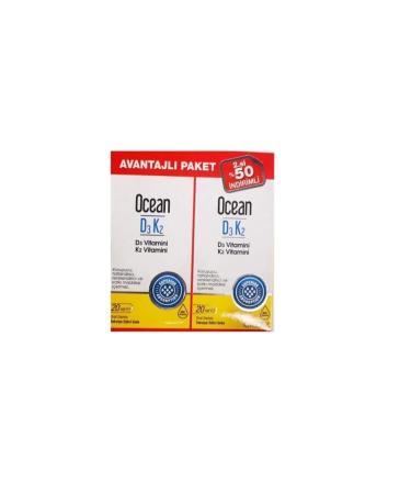 Ocean Ocean Vitamin D3k2 Drops 20 Ml 2-Pack Advantage