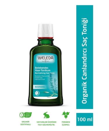 Weleda Revitalizing Hair Toner Organic Rosemary Extract Revitalizing Hair Toner 100ml