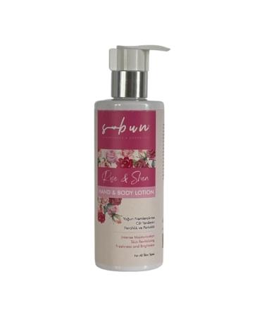 S-Bun Ayval k Rose and Shea Extract Hand and Body Lotion - 250 ml
