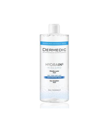 DERMEDIC HYDRAIN3 HIALURO Micellar Water H2O 500ML - Buy Online on GoSupps.com